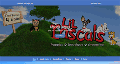 Desktop Screenshot of lilrascalspuppies.com